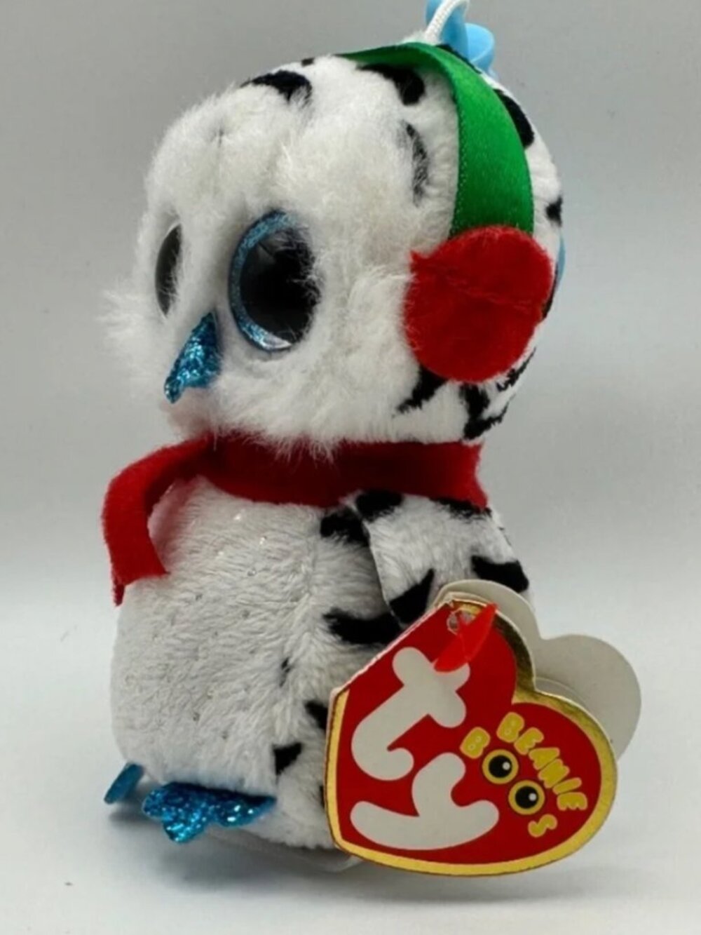 Ty Beanie Boos NESTER Owl Clip Backpack Charm Keychain - Cutecore Lil Buddy